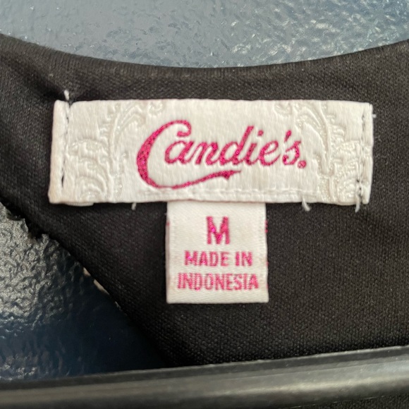 Candies Black and White Dress Size M - Picture 2 of 3